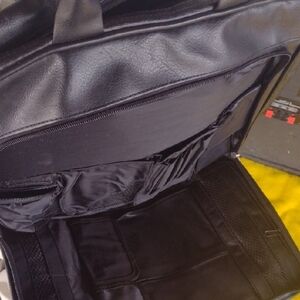 Black Leather Men's Bag